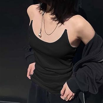 トップス mediam Knit Bare Camisole 61lpf205O3L._AC_SY350_QL65_.jpg
